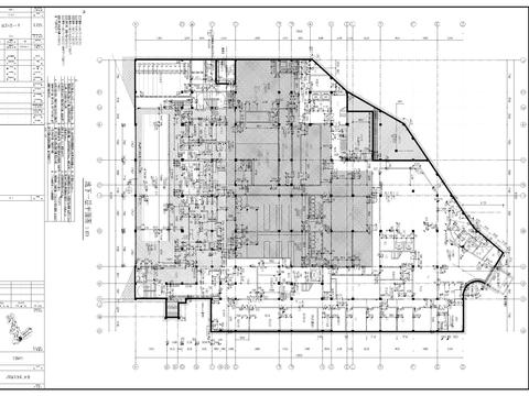  民宿建筑cad施工圖 