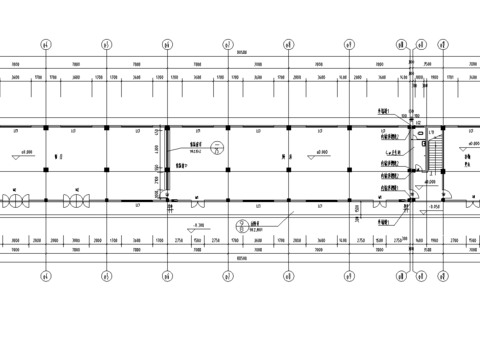  大学宿舍全套cad施工图 