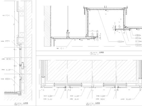  迷你吧家具节点大样图 