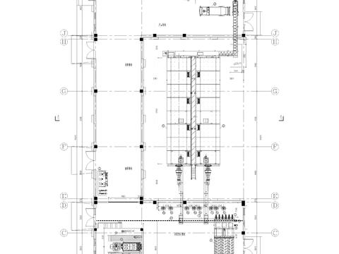  某污水处理厂污泥贮池及污泥深度处理间cad施工图 