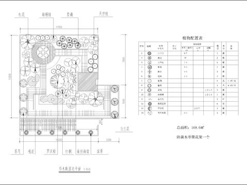  屋顶花园CAD施工图 