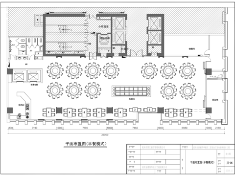  酒店宴会厅cad施工图 