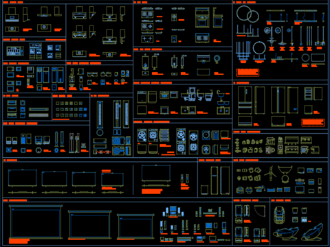  最新极简电器CAD施工图 
