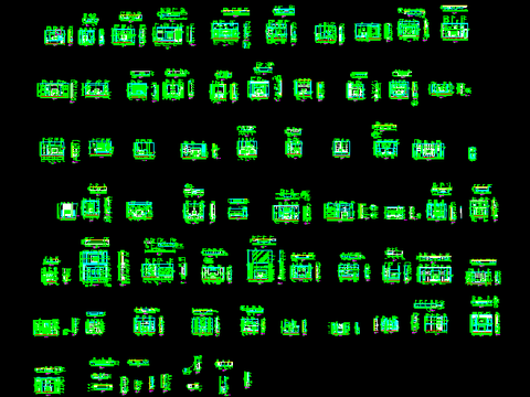  电视机背景墙CAD施工图 