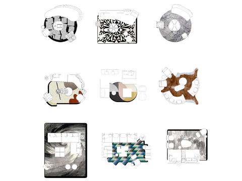  高质量CAD带地毯贴图cad图库 