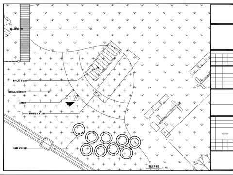  室外活动区洗手池节点设计cad施工图 