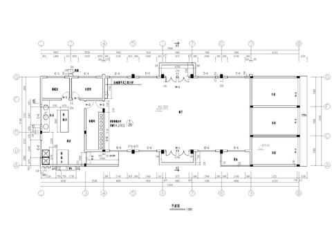 食堂建筑設計cad施工圖 