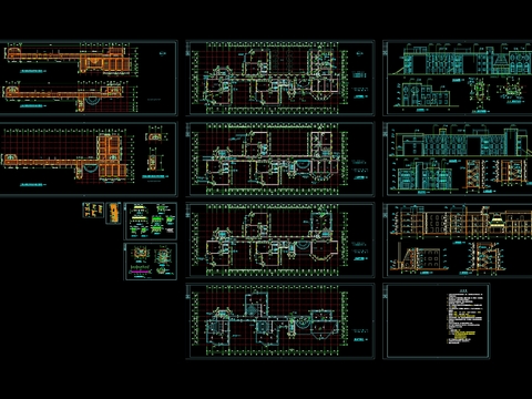  经典幼儿园建筑图 