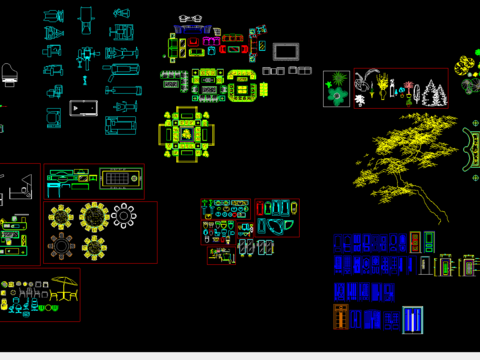  室内装修CAD图库 
