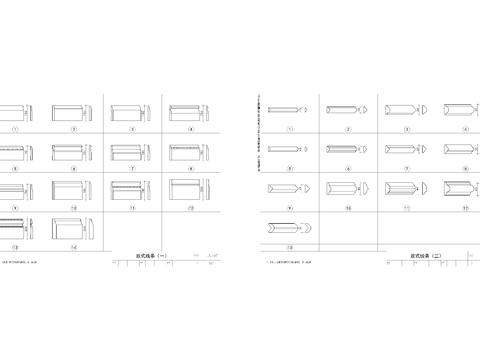  踢脚墙身线条大样 