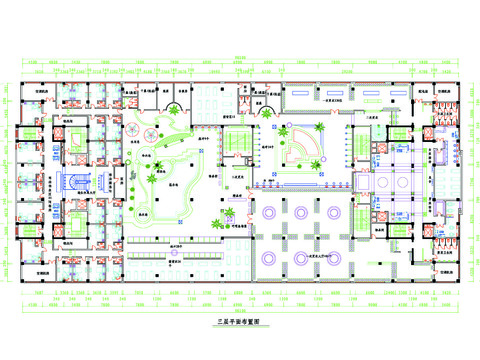  某桑拿城CAD施工图 