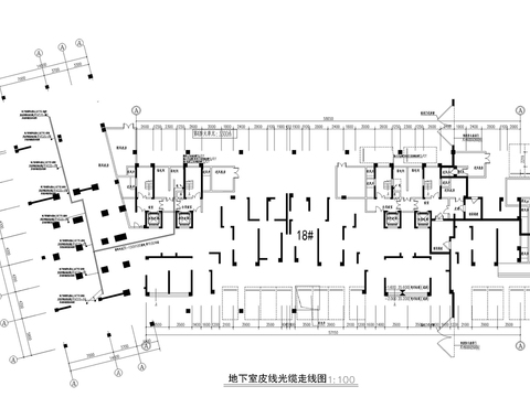  三网合一FTTH工程cad施工图 