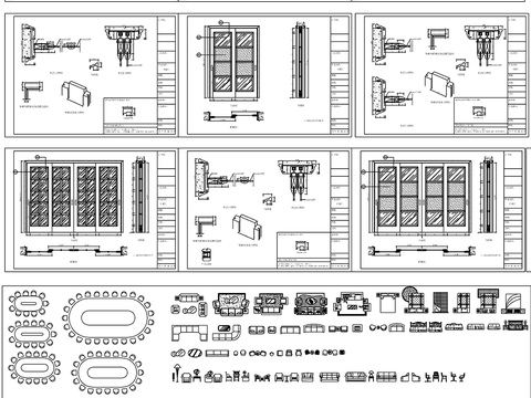  常用装修设计cad图库 