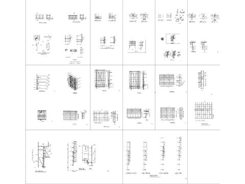  标准脚手架搭设平立面节点大样 