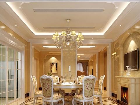  欧式家装cad施工图 