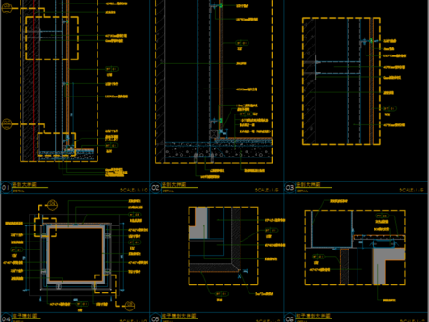  墙身通用节点大样CAD施工图 