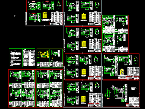  水泵控制原理CAD节点大样 
