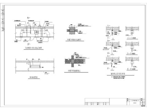  售楼处空调  智能化cad施工图 