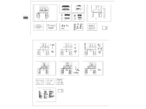  建筑圍護工程建筑CAD施工圖 