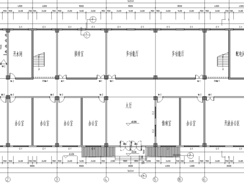  建筑cad施工圖 