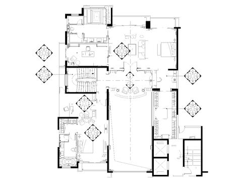  欧式新古典cad平面 
