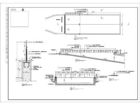  车库入口细部节点大样 