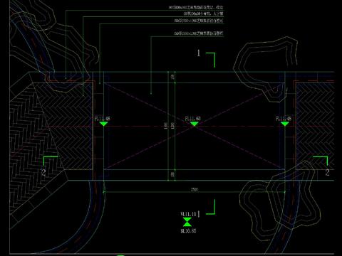  新中式人行石板拱桥节点大样 