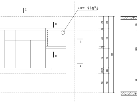  空调布置位置大样图 