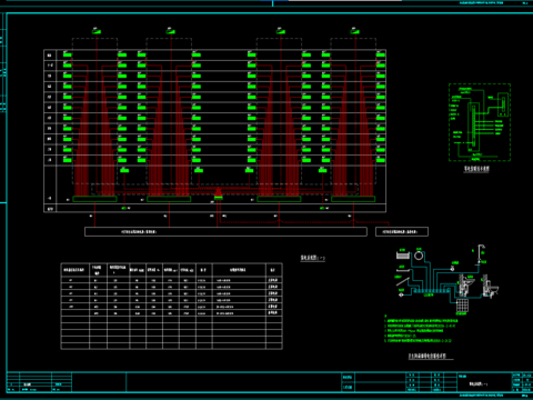  高层住宅电气设计cad施工图 