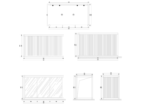  21营地集装箱cad立面图 