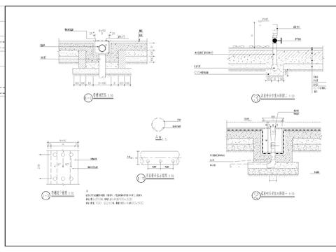  室外给排水安装cad大样图 