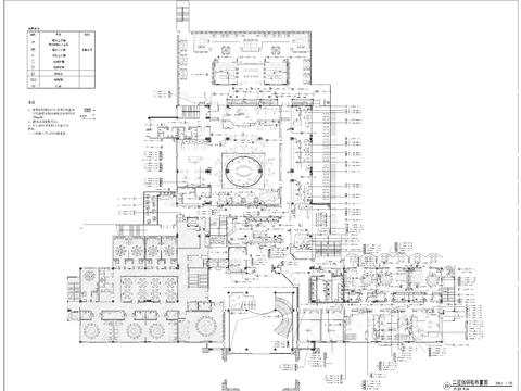  现代会所cad电气图 