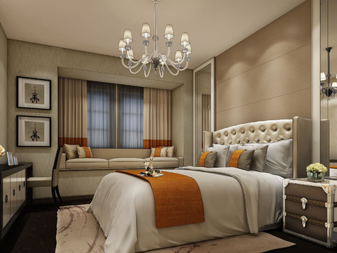  葛亚曦+牧笛上海绿地启东三期DS1户型样板间丨效果图+施工图+物料+软装方案 