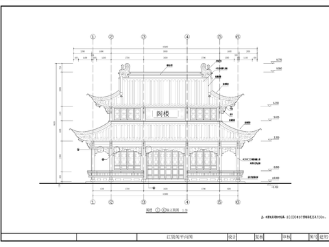  閣樓CAD施工圖 