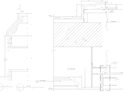  楼梯间cad平面图 