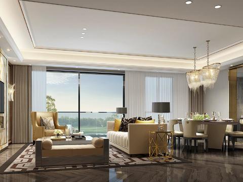  壹方中心6A户型样板房 