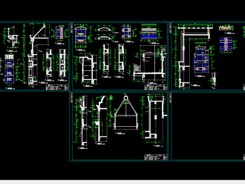  墙身大样cad施工图 