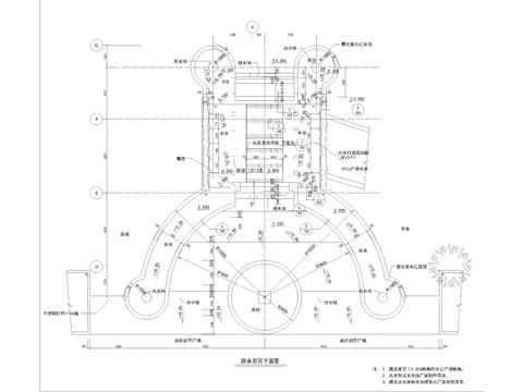  喷泉cad大样详图 