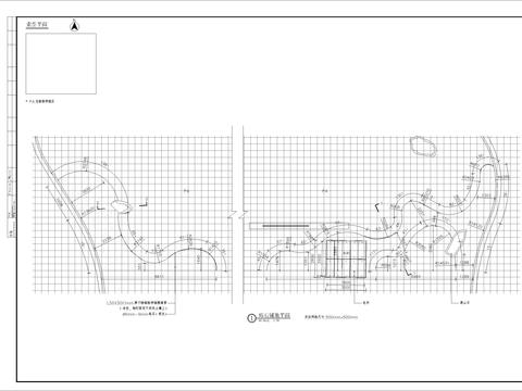  砾石铺地CAD节点大样 