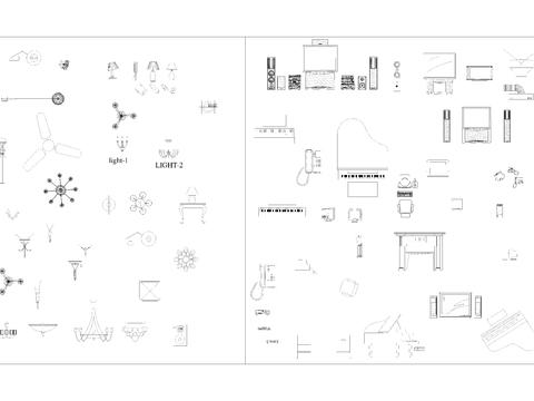  十年常用cad图库 