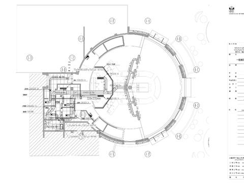  咖啡屋旗舰店水电图cad施工图 