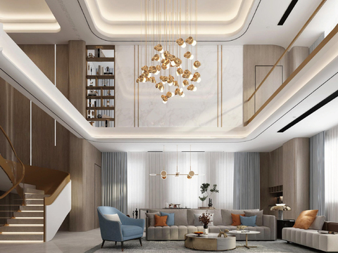  700㎡兩層復(fù)式豪宅CAD施工圖 