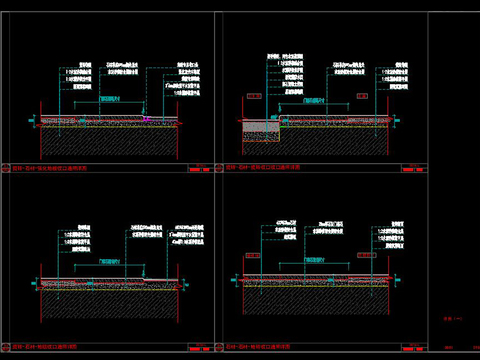  室内cad节点大样 