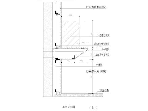  填单台服务台cad大样图 