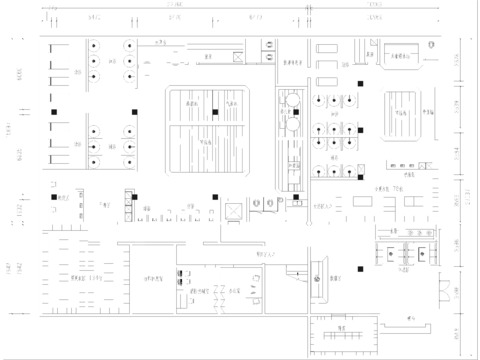  某洗浴中心平面方案图 