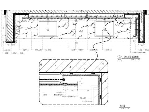  豪华房墙身cad大样图 