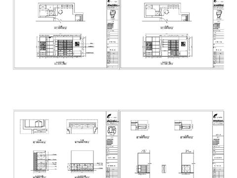  各类柜子CAD  立面图 