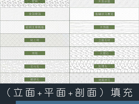  平面+立面+剖面 