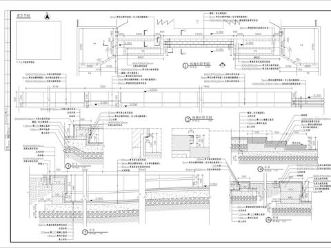  残破台阶细部CAD施工图 