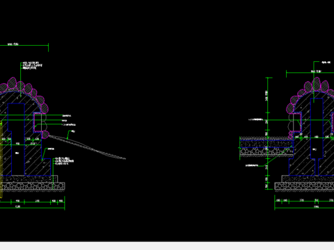  龙脊背CAD施工图 